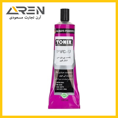 چسب پی وی سی تونیکس فشار قوی حجم 100 میلی لیتر